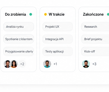 Podgląd modułu Projekty & Zadania